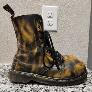 SOLD Vintage Dr. Martens Yellow Rub Off